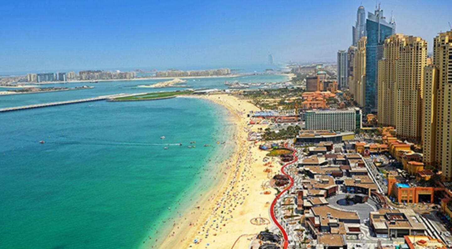 Апартаменты Premium 3Br! Partial Sea-View - Amwaj Дубай Экстерьер фото