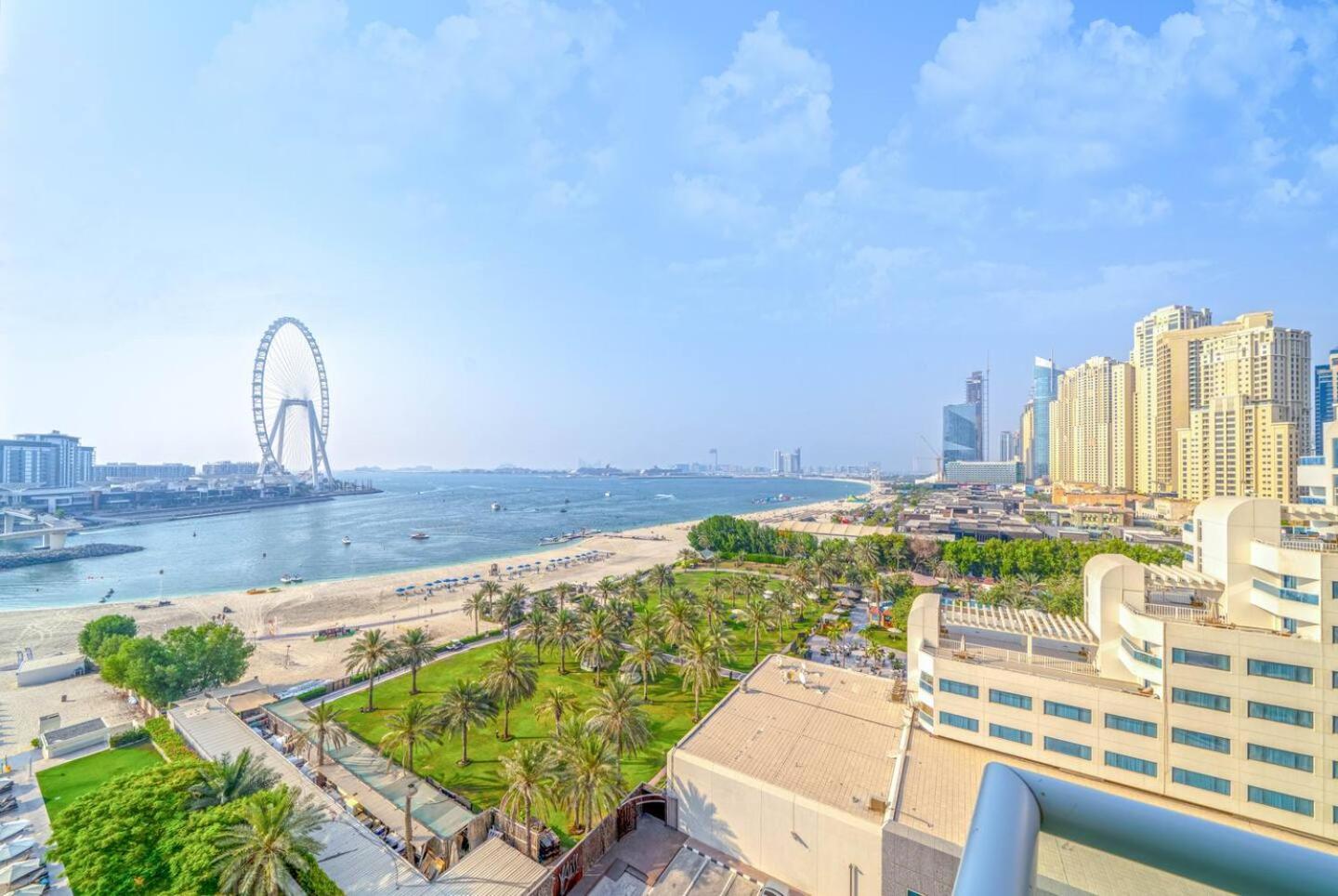 Апартаменты Premium 3Br! Partial Sea-View - Amwaj Дубай Экстерьер фото